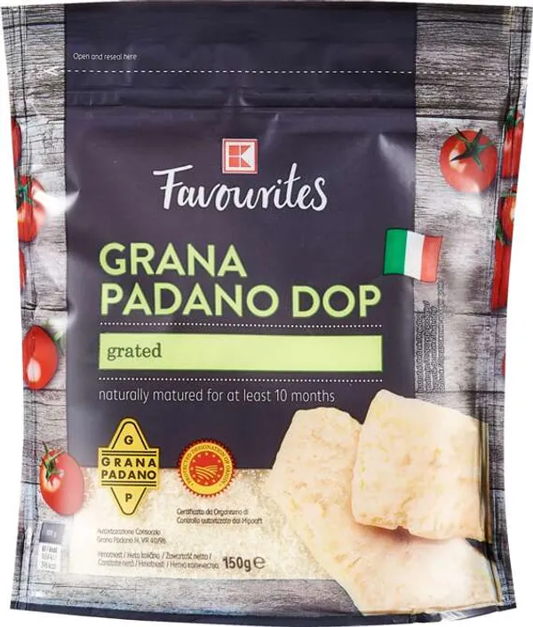 Грана падано или Пармезан настърган или на люспи