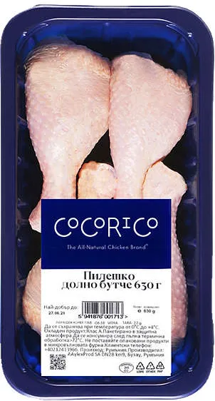 Пилешко долно бутче