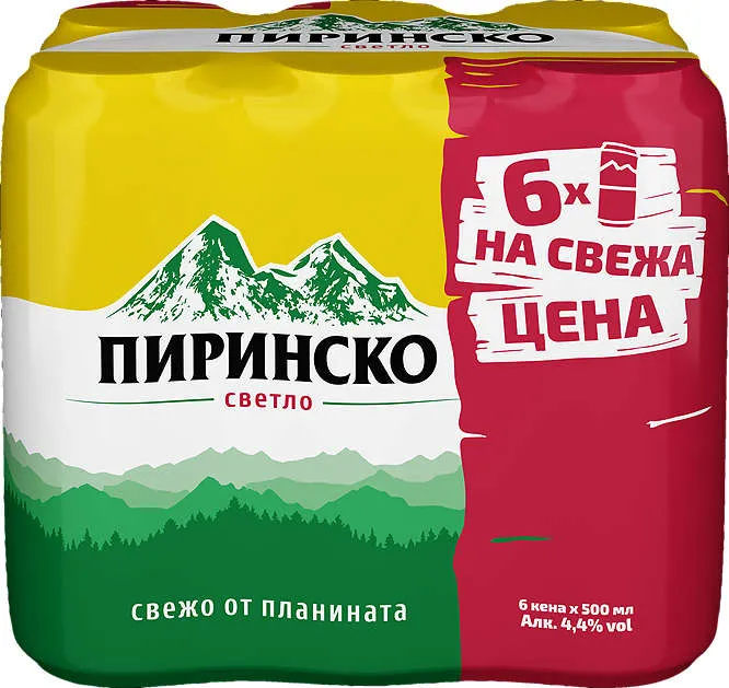 Бира
6 х 0,5 л кен