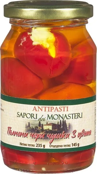 Пълнени чери чушки