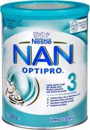 NAN 3 адаптирано мляко за бебета 12м+800гр