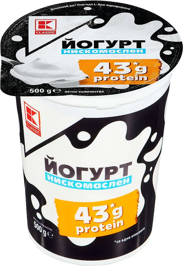 Протеинов йогурт
нискомаслен