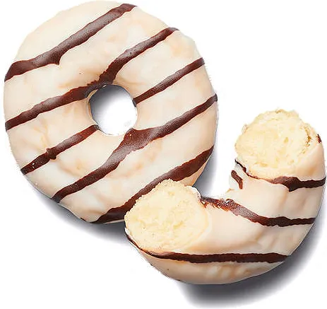 Донът с ванилов пълнеж