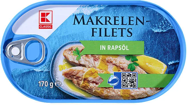 Скумрия филе в олио