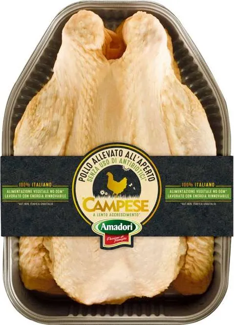 Цяло пиле свободно отглеждано