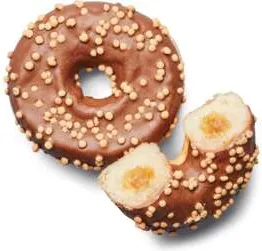 Донът с с карамелен крем