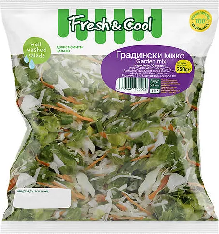 Салата Градински микс
250 г