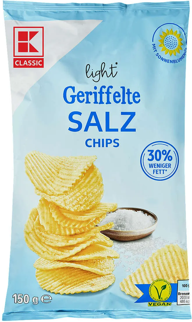 Къдрав картофен чипс Light
различни вкусове