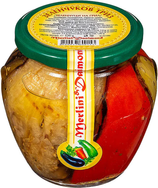 Зеленчуков триз или
Салата от печени чушки