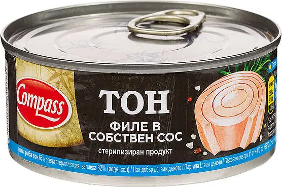 Риба тон филе
различни видове