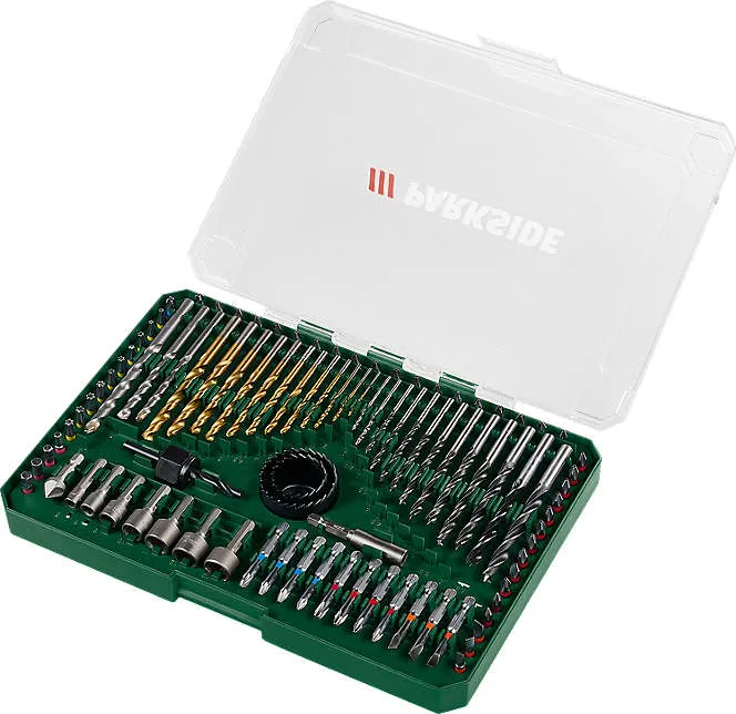 Комплект битове, свредла
и ключове