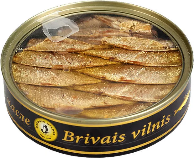 Пушени шпроти в олио