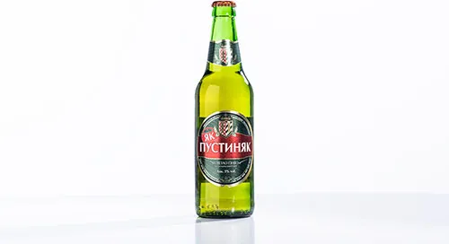 Пустиняк ЯК бира 5% 0,5л бутилка