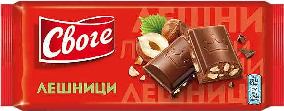 Шоколад
различни видове