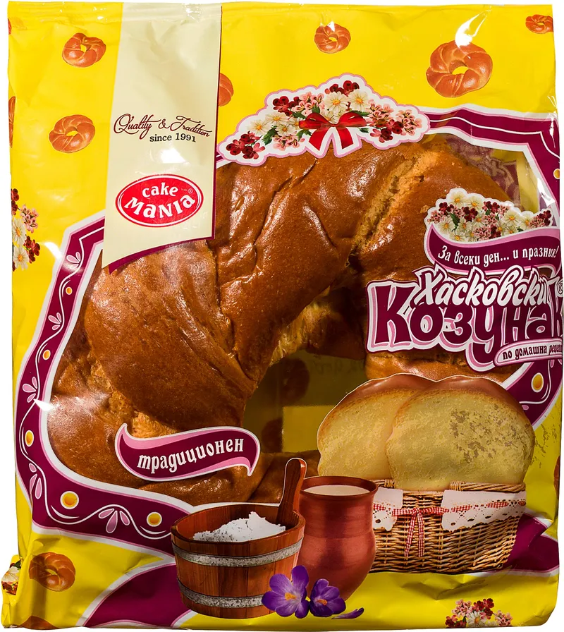 Mania Хасковски Козунак традиционен 450г 450g