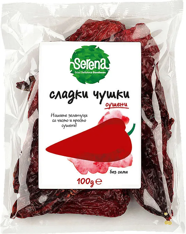 Сушени червени чушки