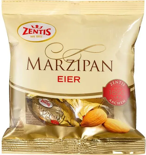 Великденски яйца от бадемова паста