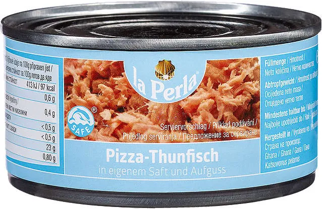 Риба тон късчета
в собствен сос