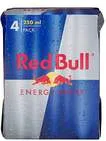 Red Bull енергийна напитка 4x0,25л