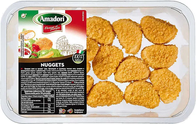 Пилешки хапки
панирани