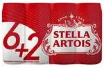 Stella Artois мултипак 0,5л 6+2 кен