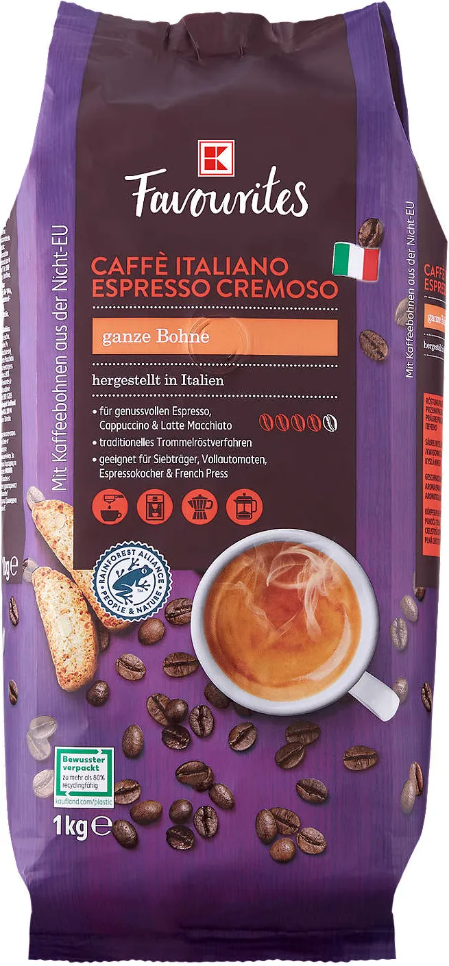 Кафе на зърна Caffe Italiano различни видове