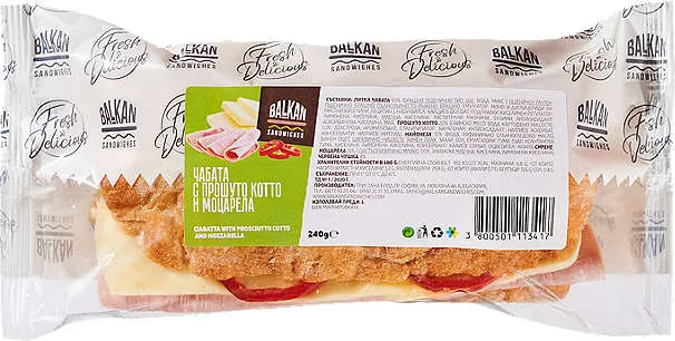 Сандвич Чабата различни видове