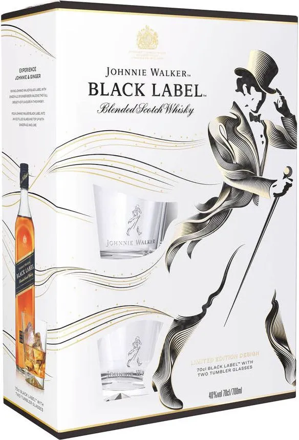 Johnnie Walker Black LABEL Шотландско уиски