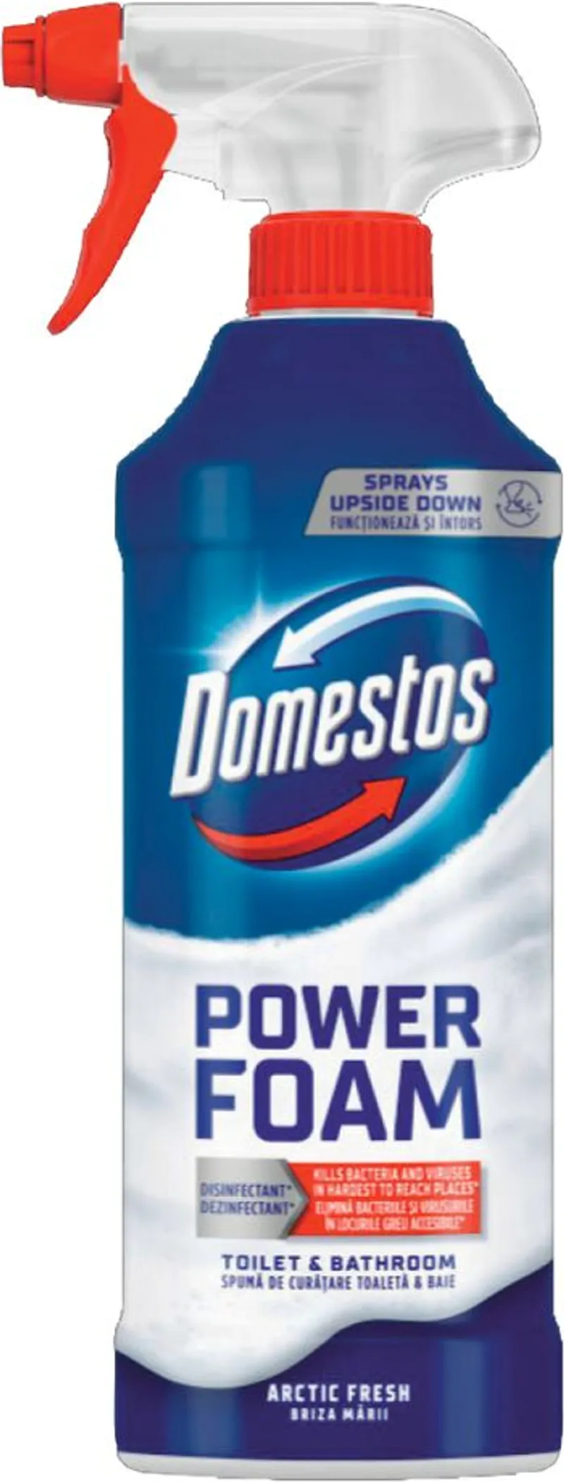 DOMESTOS Почистваща пяна за баня и тоалетна