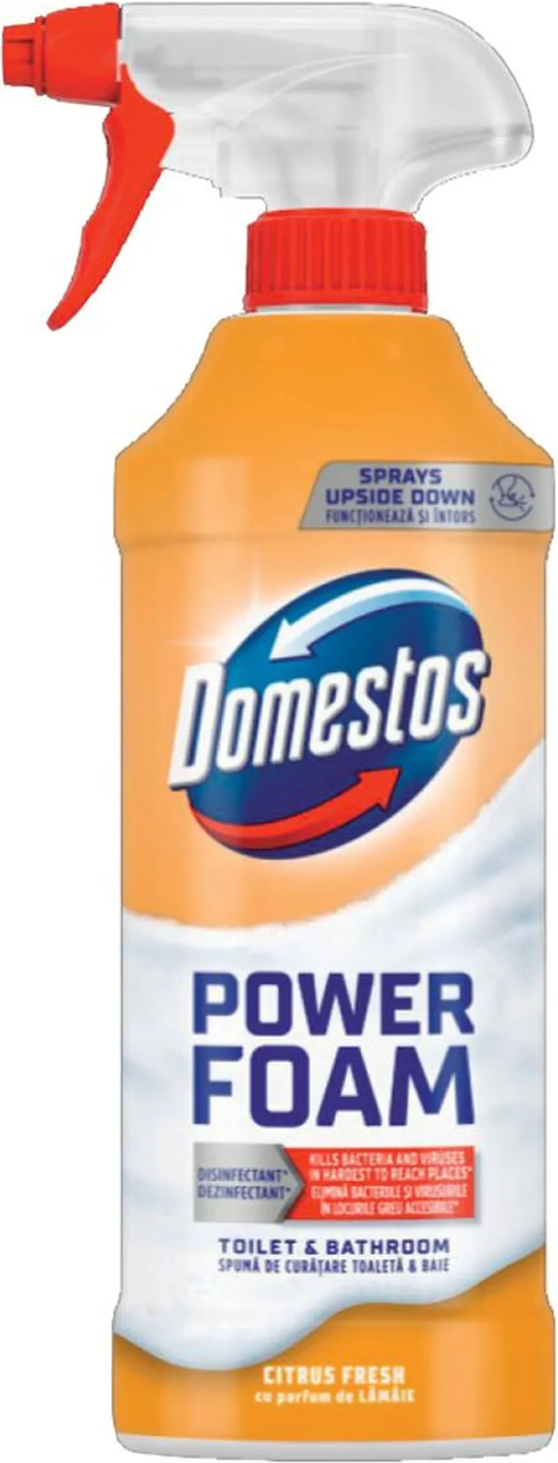 DOMESTOS Почистваща пяна за баня и тоалетна