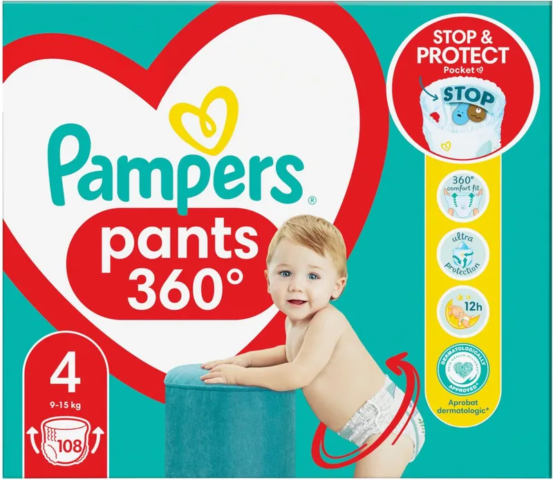 Pampers Бебешки гащички