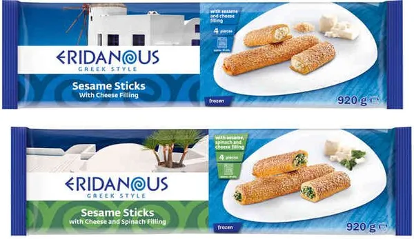 Сусамови пръчици с пълнеж