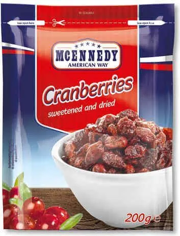 Сушени червени боровинки