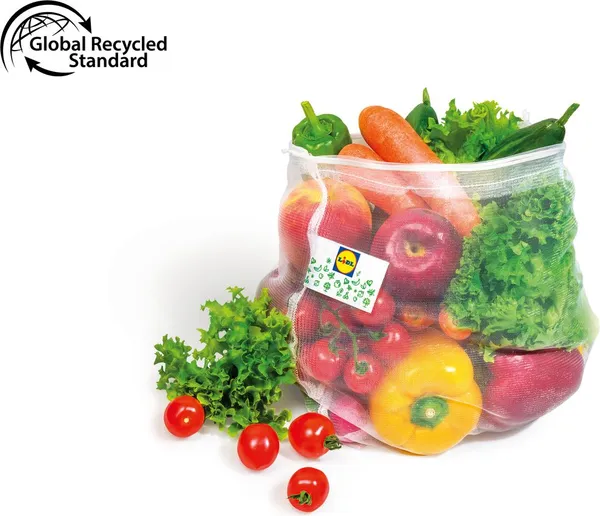 Мрежичка за плодове и зеленчуци Vitamin Net За многократна употреба