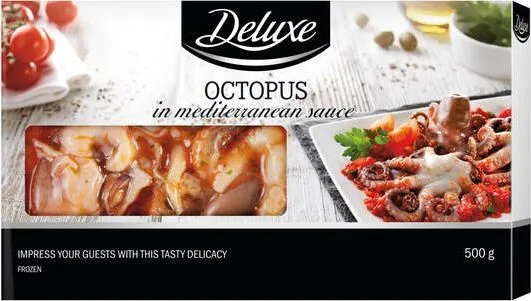 Октопод в средиземноморски сос