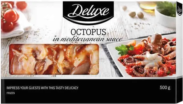 Октопод в средиземноморски сос