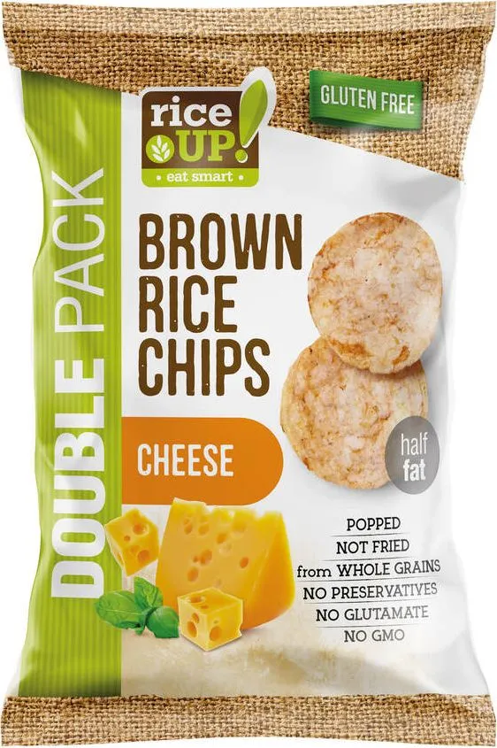 rice up! Чипс от кафяв пълнозърнест ориз Double pack
