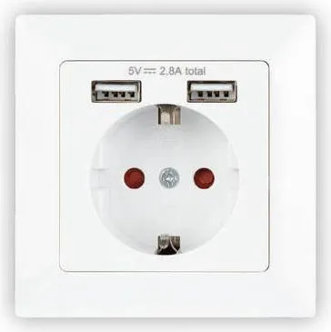 Контакт с 2 USB порта