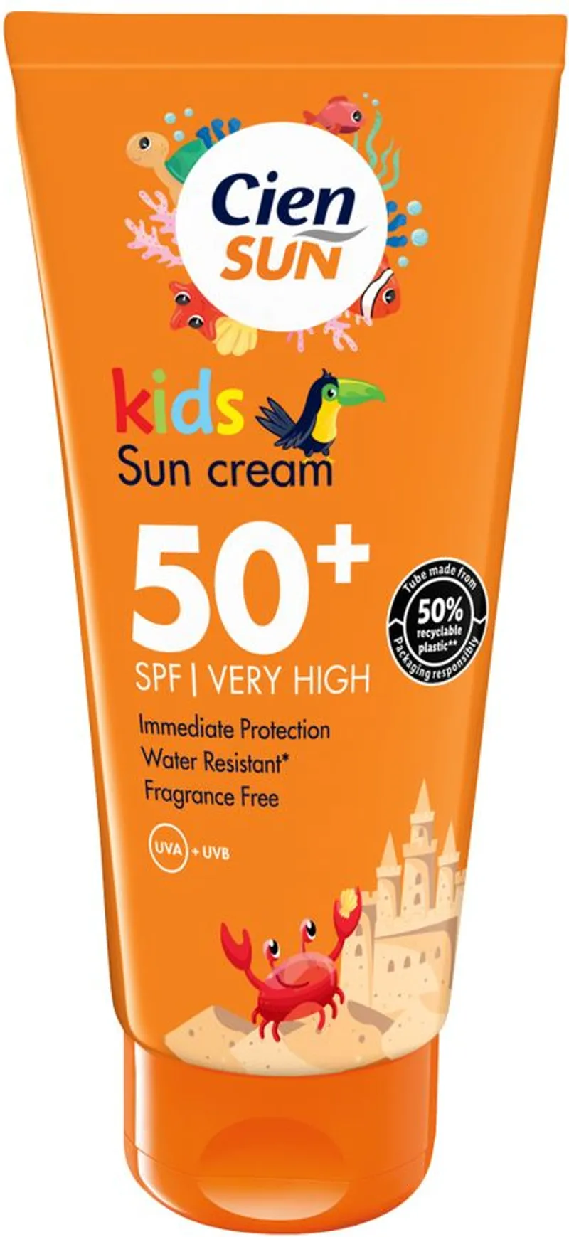 Слънцезащитен крем за деца SPF 50