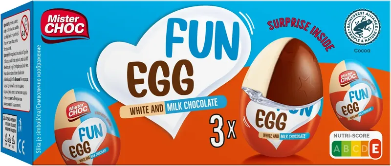 Шоколадови яйца с играчка Lidl Сравни цените MySupermarket