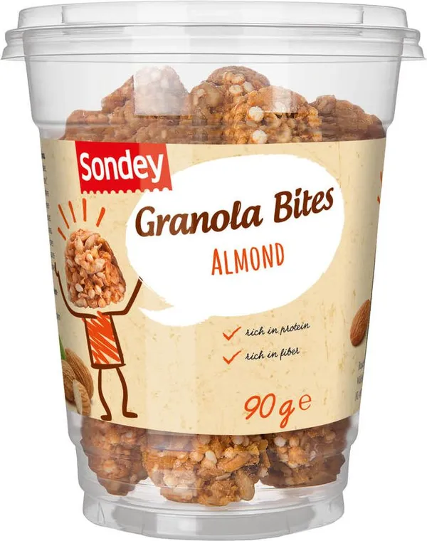 Хапки с мюсли и бадеми