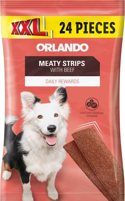 Месни лентички за кучета XXL