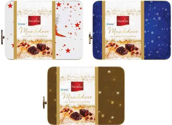 Музикална кутия с джинджифилови сладки