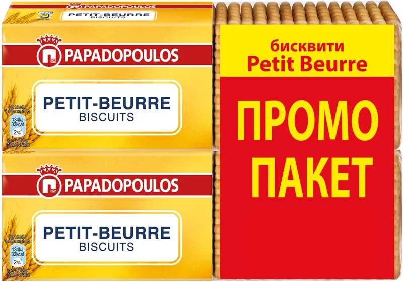 Papadopoulos Бисквити Petit-Beurre