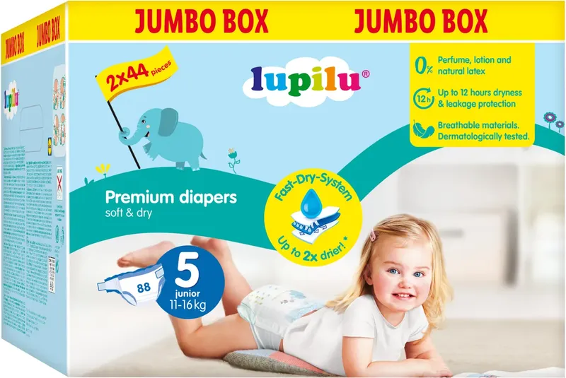 Бебешки пелени Jumbo Box