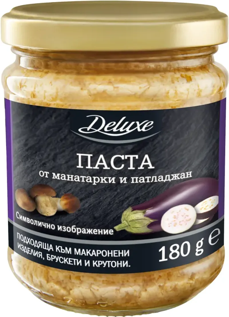 Deluxe Паста с манатарки и патладжан