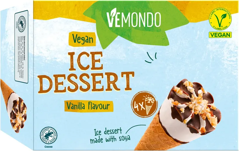 Вегански ванилов сладолед