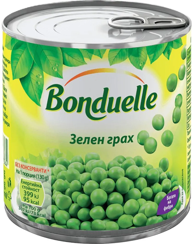 Bonduelle Зелен грах, сладка царевица или червен фасул
