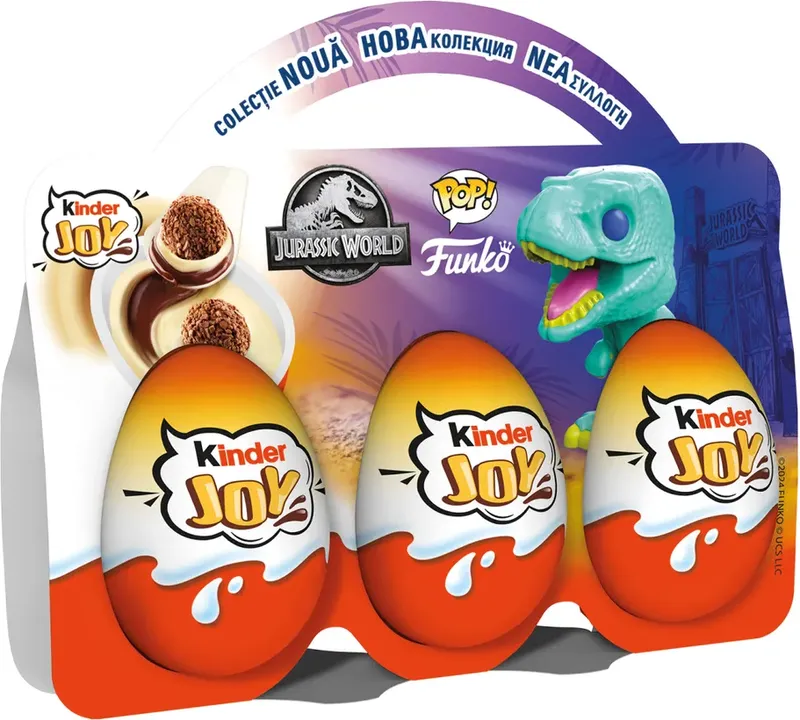 Kinder Joy Шоколадови яйца Джурасик свят