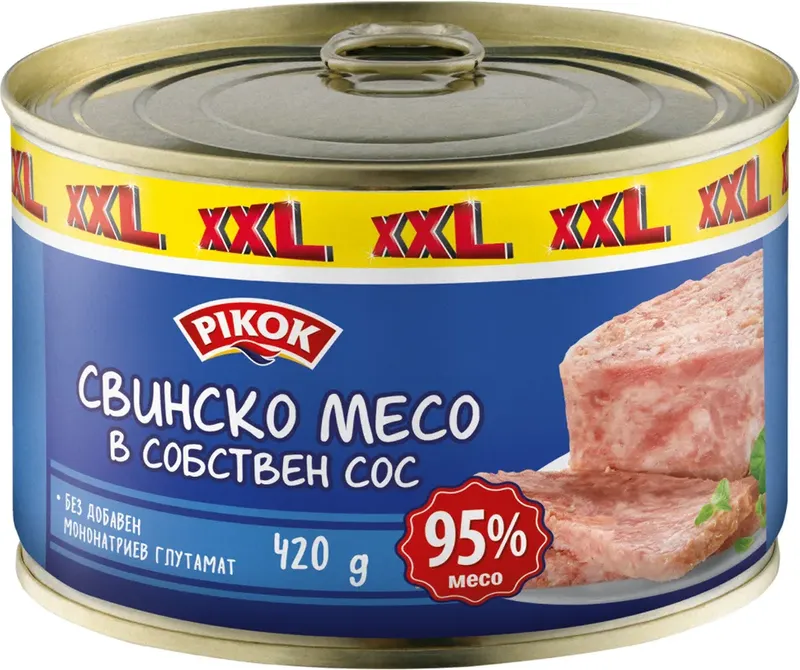 Свинско месо в собствен сос XXL